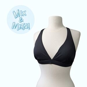 Crossback Black Bikini Top NWOT Size Small